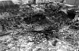 creter en el sitio de la tragedia