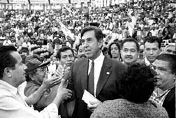 ex-jefe de gobierno proteston