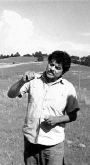 Richard Shorman, miembro de la etnia lakota y experto en ecologa