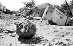 Destrozos causados por las fuertes lluvias en territorio veracruzano n Foto: Jos Nez