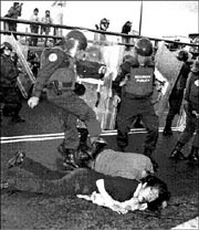 Jueves 14 de octubre, Perifrico Sur n Foto: Rosaura Pozos