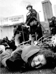 la democracia en accion