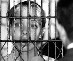 Paola Durante Ochoa, en grfica de archivo, durante su declaracin en la rejilla de prcticas del Reclusorio Oriente n Foto: Mara Luisa Severiano