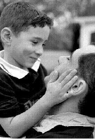 Juan Miguel González y Elián en Queenstown, Maryland