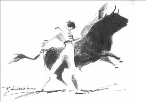 dibujo-toros-Victor Mtz
