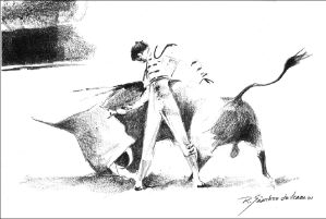 dibujo toros-Casasola