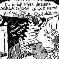Mostrar el cartón Magú