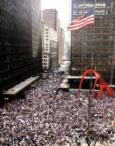 Protesta masiva contra la pol&iacute;tica migratoria de EU