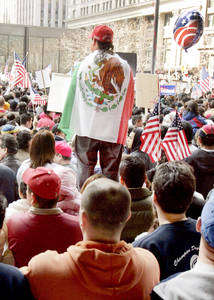 Protesta masiva contra la pol&iacute;tica migratoria de EU
