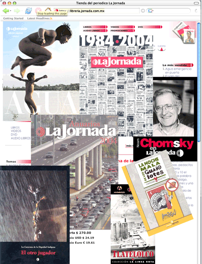 Estrena <I>La Jornada</I> librer&iacute;a en el ciberespacio