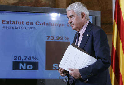 Aplastante triunfo del ''si'' en Catalu&ntilde;a