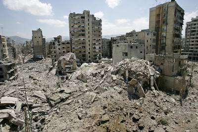 Devastaci&oacute;n sin freno en L&iacute;bano