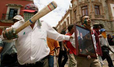 Refriega en la capital oaxaque&ntilde;a
