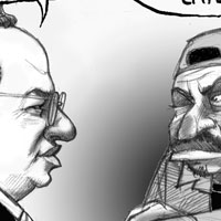 Mostrar el cartón El Fisgón