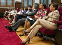 Los ex legisladores Javier Corral, Manuel Bartlett, Dulce María Sauri y Noemí Guzmán aistieron a la sesión de la Suprema Corte