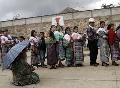 Habr&aacute; segunda vuelta en Guatemala