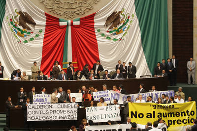 Repudio en la C&aacute;mara al alza en combustibles