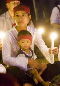 Apoyo a la revuelta azafr&aacute;n