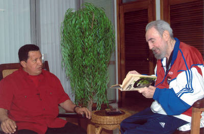 Entrevista Hugo Ch&aacute;vez a Fidel Castro