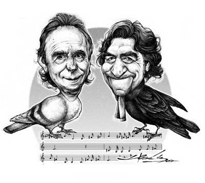 Serrat y Sabina, dos p&aacute;jaros l&uacute;dicos