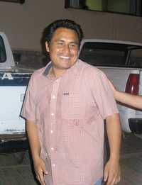 Horacio Sosa, a la salida del reclusorio oaxaqueño