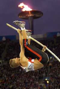 Buschbaum fue medallista de bronce en los Campeonatos Europeos de 1998 y 2002, además de recordista mundial juvenil