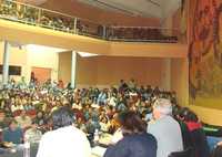 Roy Chaderton, durante el acto en la Facultad de Ciencias de la UNAM