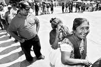 Votantes de Dzemul, Yucatán, el pasado 20 de mayo