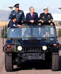 Calder&oacute;n: seguir&aacute; toda la fuerza del Estado contra la delincuencia