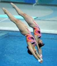 Paola Espinosa y Tatiana Ortiz finalizaron en la quinta posición