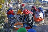 Wixarikas en lucha, en el paraje Ciénega de los Caballos, en Jalisco