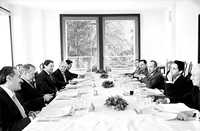 Reunión en Los Pinos encabezada por el presidente Felipe Calderón, donde seis mandatarios estatales de Acción Nacional y su dirigente, Germán Martínez, ofrecieron su respaldo irrestricto al secretario de Gobernación, Juan Camilo Mouriño