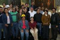 Legisladores del FAP, en el recinto de la calle Xicoténcatl