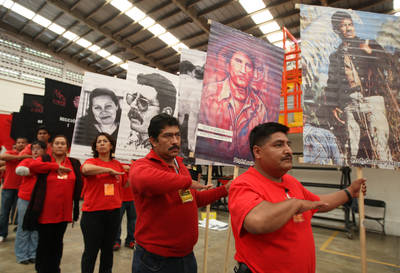 "Contra el oprobio y la corrupci&oacute;n" de Gordillo