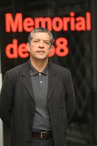 Sergio Raúl Arroyo, ayer, durante el anuncio del programa conmemorativo del movimiento del 68