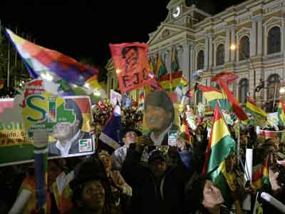 Evo Morales seguir&aacute; en el poder