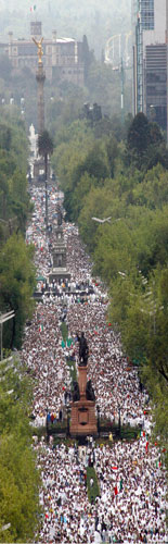 &ldquo;Si no pueden, renuncien&rdquo;, clamor en  la marcha contra la inseguridad