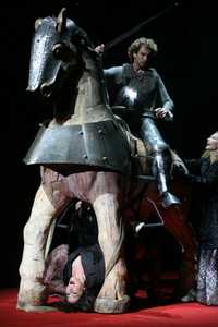 Ensayo, ayer, de la puesta en escena de Tirant lo Blanc