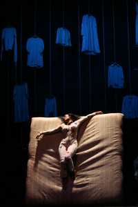 Marta Carrasco durante su espectáculo en el Teatro Cervantes