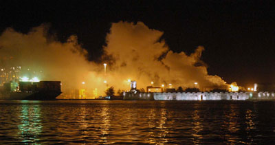 Nube t&oacute;xica en Veracruz