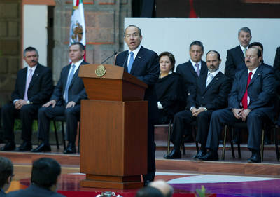 Calder&oacute;n: ha sido un tiempo de “profundas transformaciones”