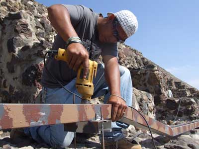 Domingo de obras en Teotihuac&aacute;n