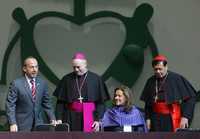 El presidente Felipe Calderón durante la apertura del sexto Encuentro Mundial de las Familias