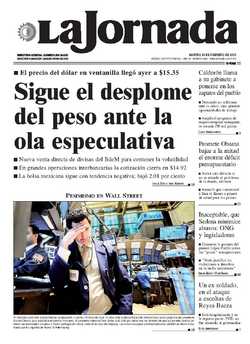 Portada de 2009/02/24. Seleccione para ir a esta edición. Portada de 2009/02/24. Seleccione para ir a esta edición.