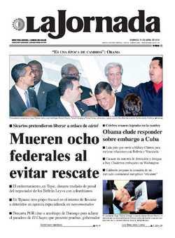 Portada de 2009/04/19. Seleccione para ir a esta edición. Portada de 2009/04/19. Seleccione para ir a esta edición.