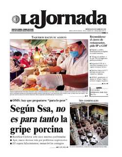 Portada de 2009/04/29. Seleccione para ir a esta edición. Portada de 2009/04/29. Seleccione para ir a esta edición.