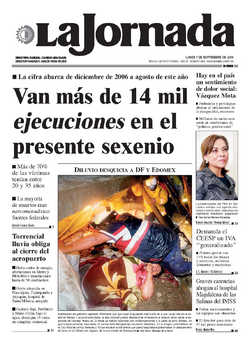 Portada de 2009/09/07. Seleccione para ir a esta edición. Portada de 2009/09/07. Seleccione para ir a esta edición.