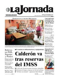 Portada de 2009/09/08. Seleccione para ir a esta edición.