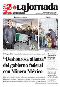 Portada de 2009/09/20. Seleccione para ir a esta edición. Portada de 2009/09/20. Seleccione para ir a esta edición.