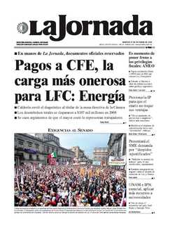 Portada de 2009/10/27. Seleccione para ir a esta edición. Portada de 2009/10/27. Seleccione para ir a esta edición.